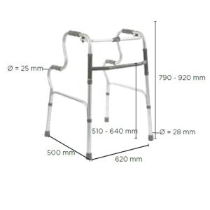 Foto prodotto con misure Foria P421B